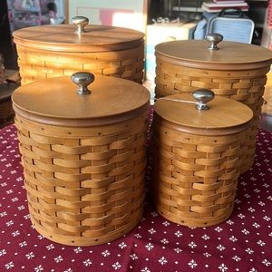 Longaberger Canister Set